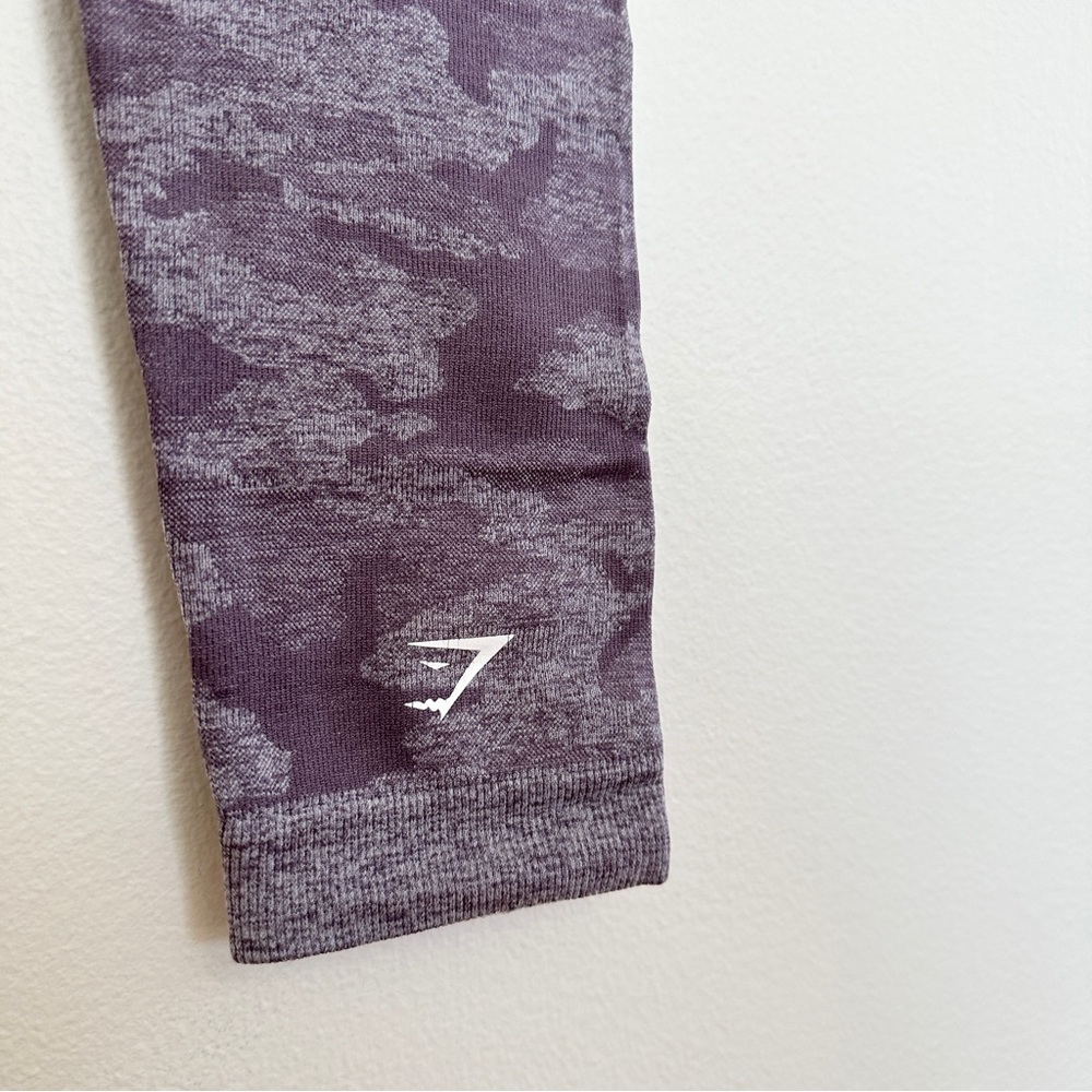 Gymshark Camo Seamless Leggings Purple Size Small - Picture 4 of 7